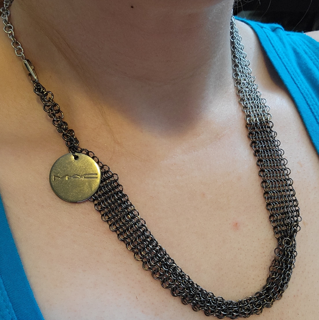 Mac Cosmetics Employee Gift Jewelry Necklace